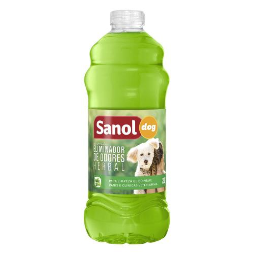 Eliminador de odores Sanol Dog  Herbal para Ambientes - 2 Litros