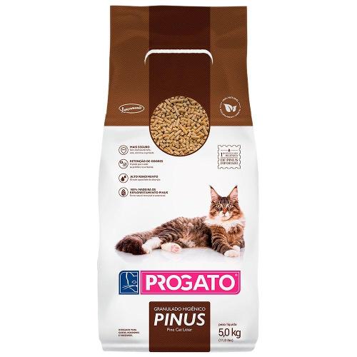 Granulado Higiênico ProGato Pinus - 5 Kg