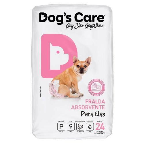 Fralda Absorvente Dog's Care Para Elas 24 Unidades  - Tam. P