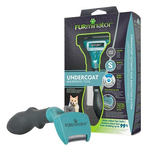 Escova Furminator New Gatos Pelo Longo - Tam. P