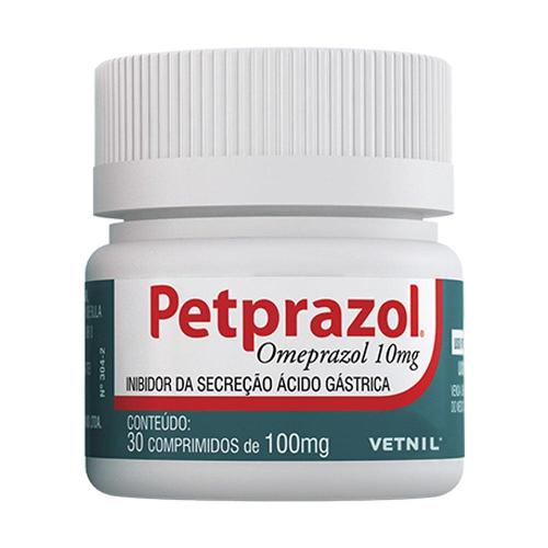Inibidor de Secreção Ácido-Gástrica Vetnil Petprazol 10 mg - 30 Comprimidos