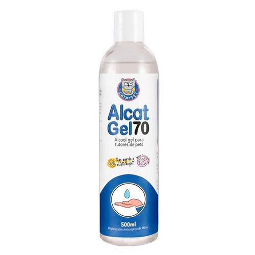 Higienizador Antisséptico CatMyPet Alcat Gel 70 - 500 mL