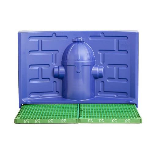 Kit Pipidolys Sanitário Luxo Verde com Acessório Azul para Cães Machos - Tam. Único
