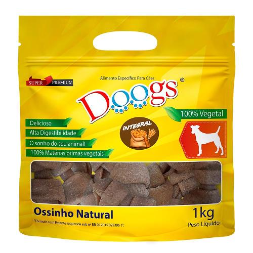 Osso Doogs Integral Nó Médio 5/6 para Cães - 1 Kg