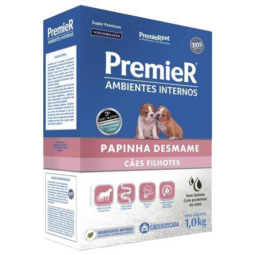 Papinha Desmame Premier Pet Ambientes Internos Cães Filhotes - 1 Kg
