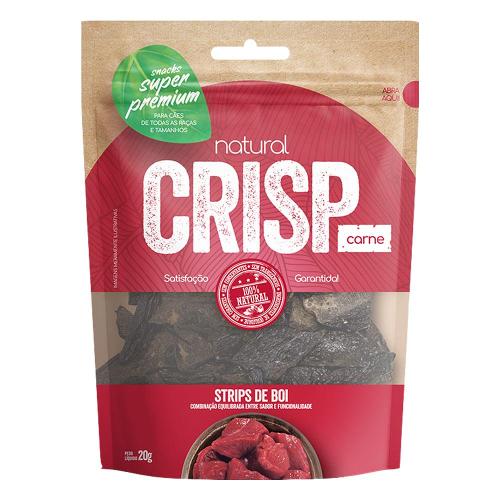 Petisco Natural Crisp Strips de Boi - 20 g