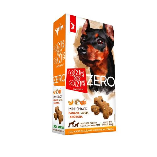 Petisco  Onebyone Zero para Cães Sabor Abóbora e Aveia - 100g