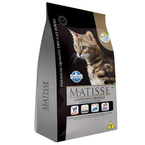 Ração Farmina Matisse Frango Gatos Adultos Castrados - 2 Kg