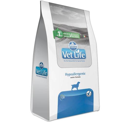 Ração Farmina Vet Life Natural Hypoallergenic para Cães Adultos com Problemas de Pele - 2 Kg