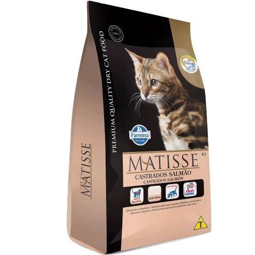 Ração Farmina Matisse Salmão Gatos Adultos Castrados - 2 Kg