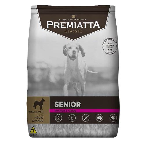 Ração Premiatta Classic Sênior para Cães de Raças Médias e Grandes - 15 Kg