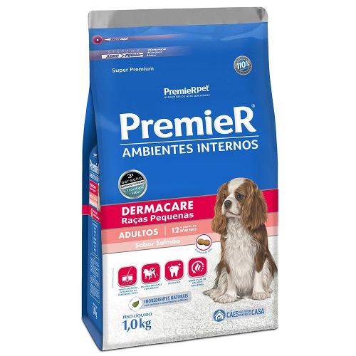 Ração Premier Ambientes Internos Dermacare - 1 Kg