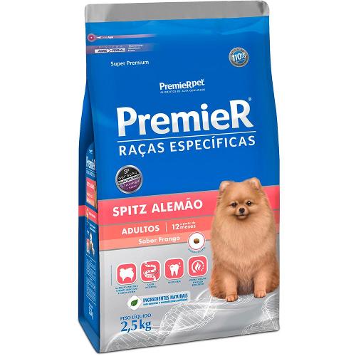 Ração Premier Raças Específicas Spitz Alemão Adulto - 2,5 Kg