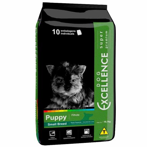 Ração Seca Dog Excellence Super Premium Frango e Arroz para Cães Filhotes Raças Pequenas - 10,1 Kg