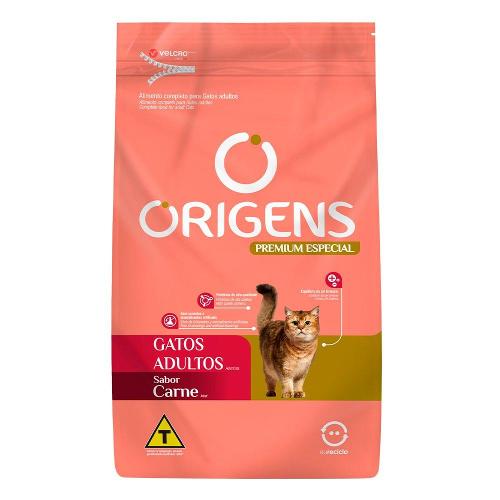 Ração Origens Carne Gatos Adultos - 10,1 Kg