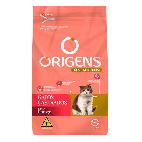 Ração Origens Frango Gatos Castrados - 10,1 Kg