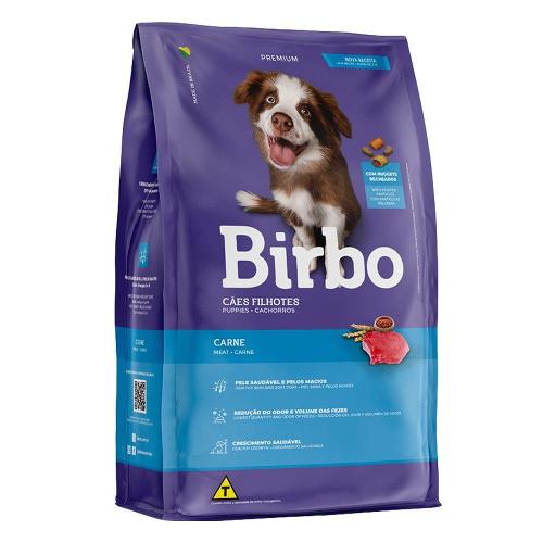 Ração Seca Birbo Carne para Cães Filhotes - 1 Kg