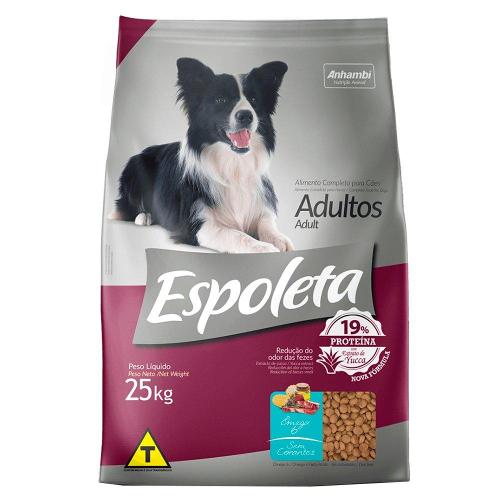 Ração Seca Espoleta Carne para Cães Adultos - 25 Kg