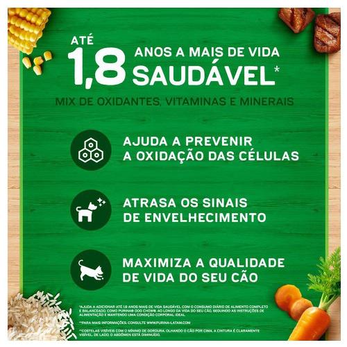 Ração Seca Nestlé  Extra Life Cães Adultos Carne, Frango e Arroz Raças Mini e Pequenas