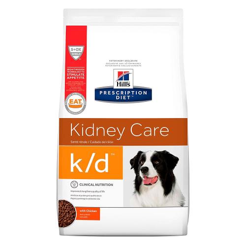 Ração Seca Hill's Prescription Diet k/d Cuidado Renal para Cães Adultos - 3,8 Kg