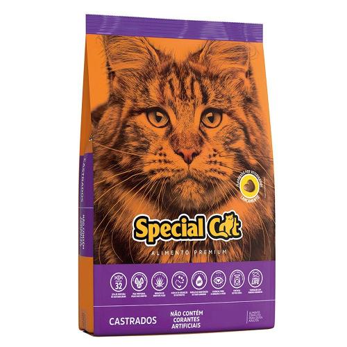 Ração Special Cat Premium Gatos Adultos Castrados - 10,1 Kg