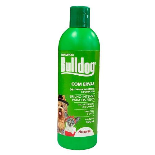 Shampoo Coveli Desodorante com Ervas Bulldog para Cães e Gatos - 500 mL