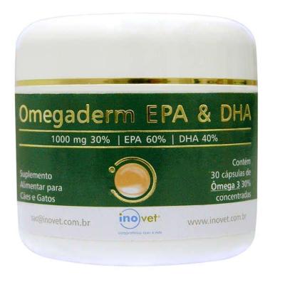 Suplemento Inovet Omegaderm 30 Cápsulas 30% - 1000 mg