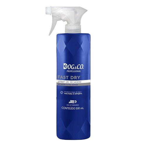 Spray de Secagem Fast Dry Mundo Animal Dog & Co. Professional para Cães - 500 mL