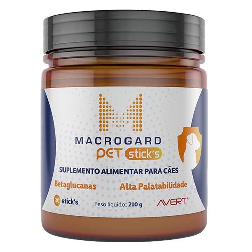 Suplemento Alimentar Avert Macrogard Pet Stick's para Cães - 30 Stick's