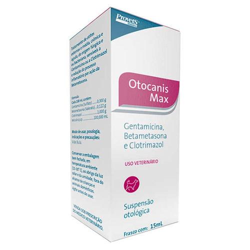 Solução Otológica Provets Otocanis Max - 15 mL