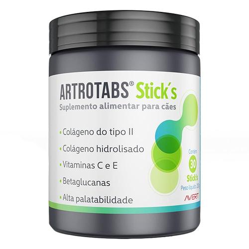 Suplemento Alimentar Avert Artrotabs Stick's para Cães - 30 Stick's