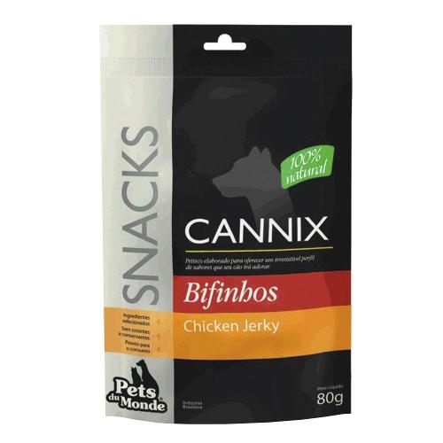 Snack Cannix Super Premium para Cães Sabor Frango - 80g
