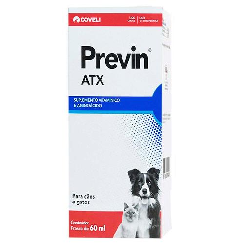 Suplemento Vitamínico Previn ATX para Cães e Gatos - 60 mL