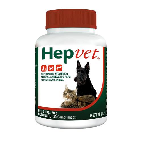 Suplemento Vitamínico Vetnil Hepvet para Cães e Gatos - 30 g
