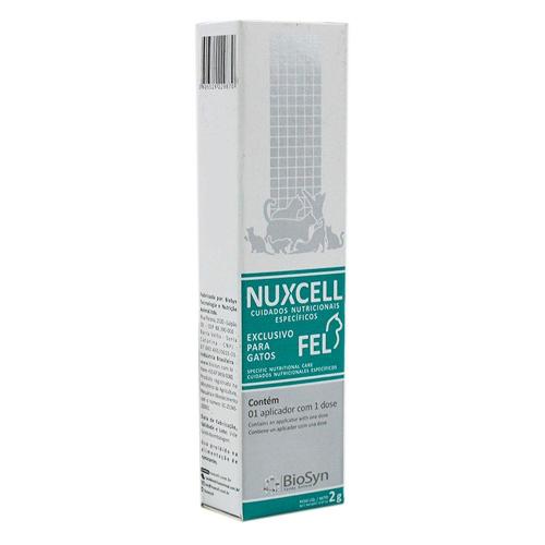 Suplemento Vitamínico Biosyn Nuxcell Fel para Gatos - 1 Aplicador