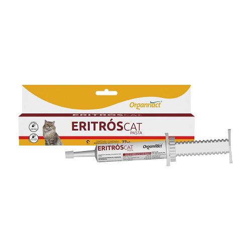 Suplemento Mineral Vitamínico Organnact Eritrós Cat Pasta para Gatos - 27 mL