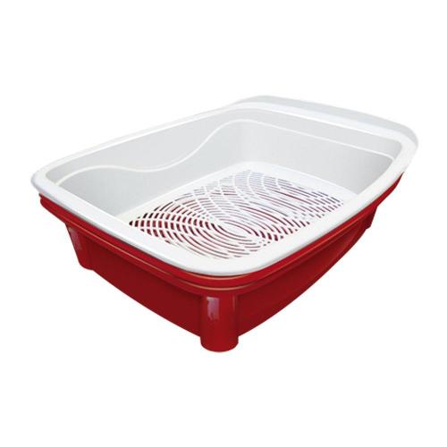 Banheira Gato Furacão Pet Classic Plus - Vermelha