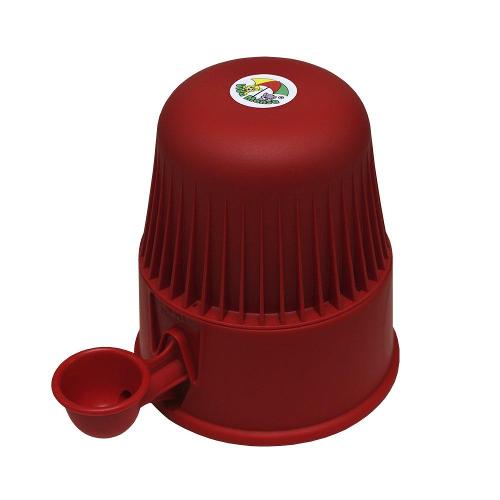 Bebedouro Vida Mansa Light Polipropileno PP Vermelho para Raças Pequenas - 2 Litros