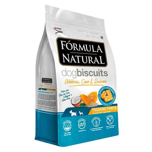 Biscoito Fórmula Natural Super Premium para Cães Porte Mini e Pequeno Sabor Abóbora e Coco - 250g