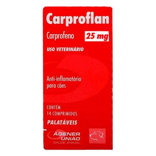 Anti-inflamatório Agener União Carproflan 25 mg - 14 Comprimidos
