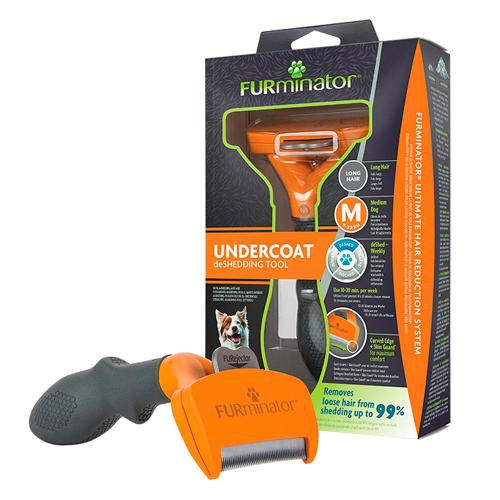 Escova Furminator New Cães Pelo Longo - Tam. M