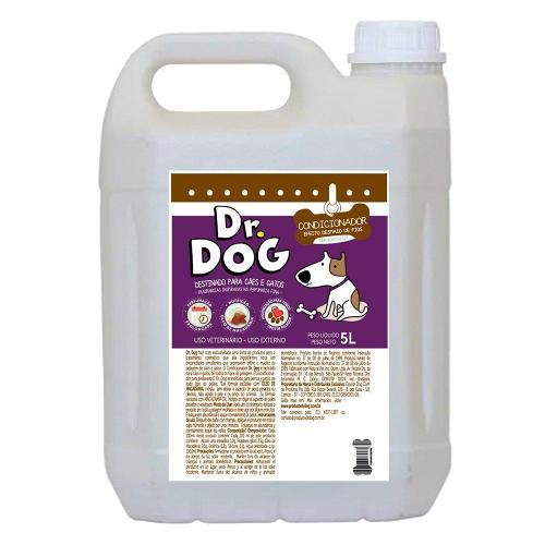 Condicionador Dr. Dog Efeito Desmaio de Fios para Cães e Gatos - 5 Litros