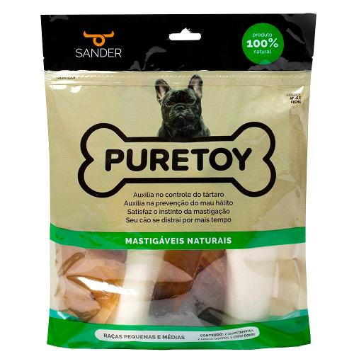 Kit Sander Puretoy Mastigáveis Naturais para Raças Pequenas e Médias - Kit