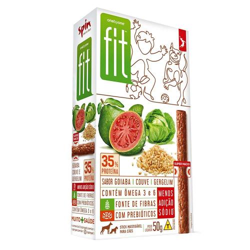 Petisco Fit para Cães Sabor Couve e Goiaba - 50g