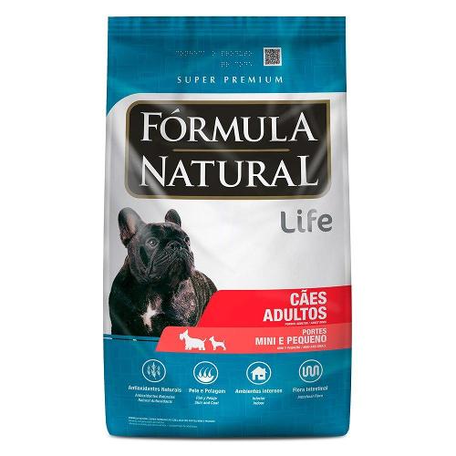 Ração Fórmula Natural Life Super Premium para Cães Adultos Raças Mini e Pequena - 15 Kg