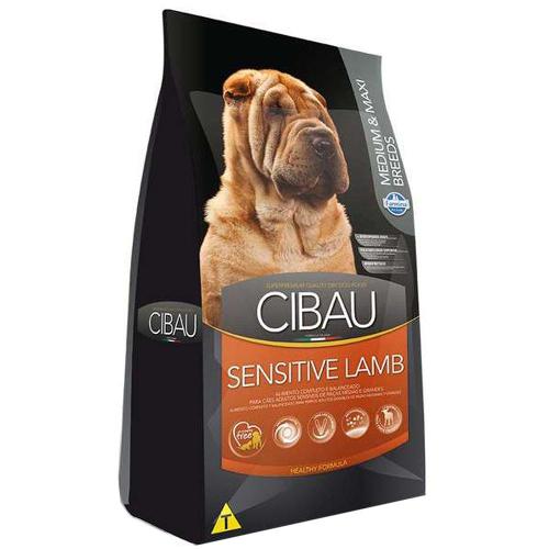Ração Farmina Cibau Sensitive Lamb para Cães Adultos Sensíveis de Raças Médias e Grandes - 12 Kg