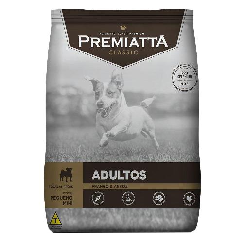 Ração Premiatta Classic Frango e Arroz para Cães Adultos Raça Mini e Pequena - 15 Kg