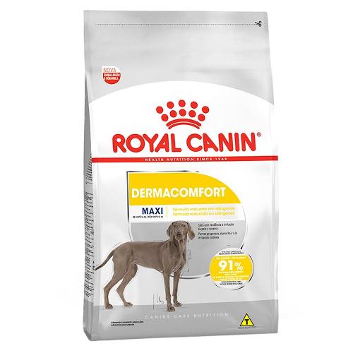 Ração Royal Canin Maxi Dermacomfort para Cães Adultos e Idosos de Raças Grandes - 10,1 Kg
