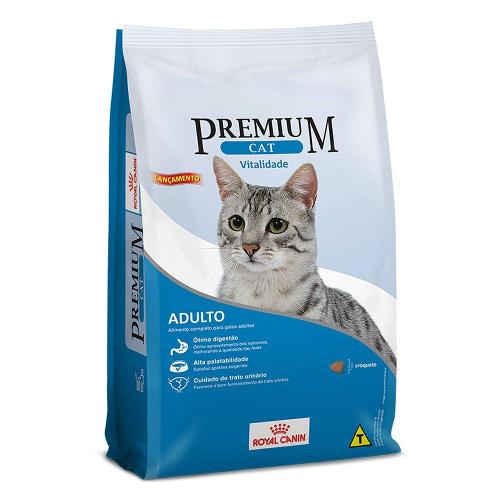 Ração Royal Canin Premium Cat Vitalidade Gatos Adultos- 1 Kg