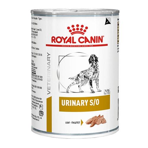 Ração Royal Canin Lata Canine Veterinary Diet Urinary S/O - 410 g